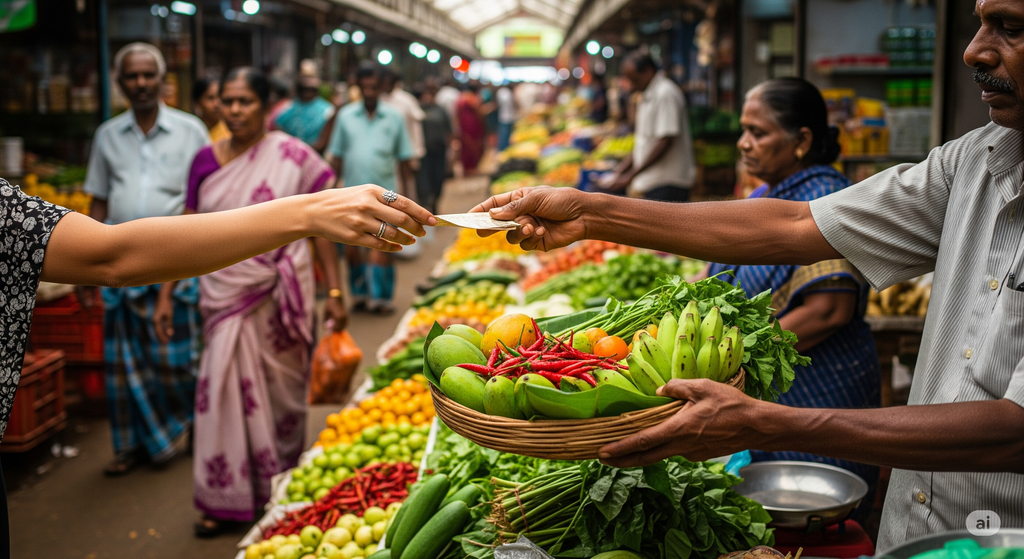 Diagram showing a resilient local economy